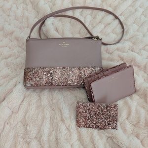 Kate Spade Ramey Greta Court Dusty Peony Bundle